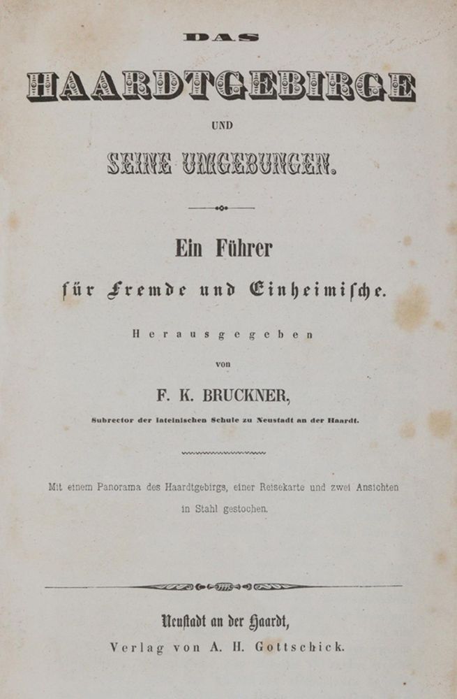 Große Abbildung Nr.1: 139-1999 Bruckner,F.K.: (Deutschland, Pfalz)
