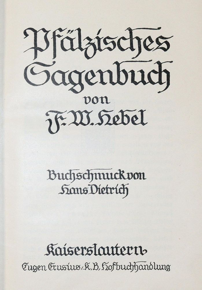 Große Abbildung Nr.1: 139-2001 Hebel,F.W.: (Deutschland, Pfalz)