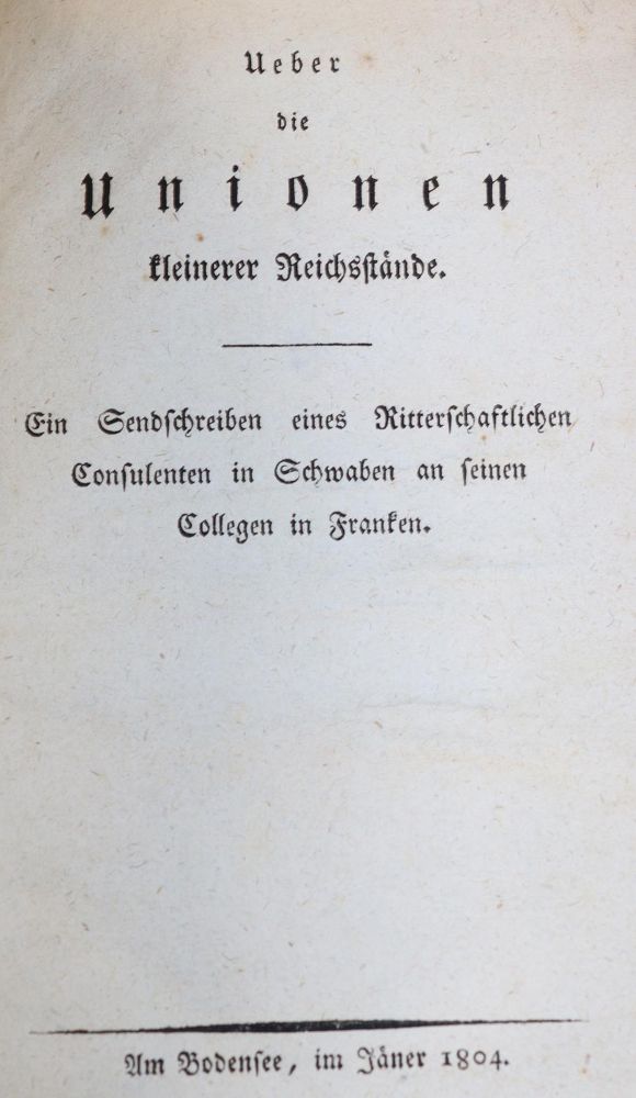 Große Abbildung Nr.2: 139-2009 Reichsstände.: (Deutschland)