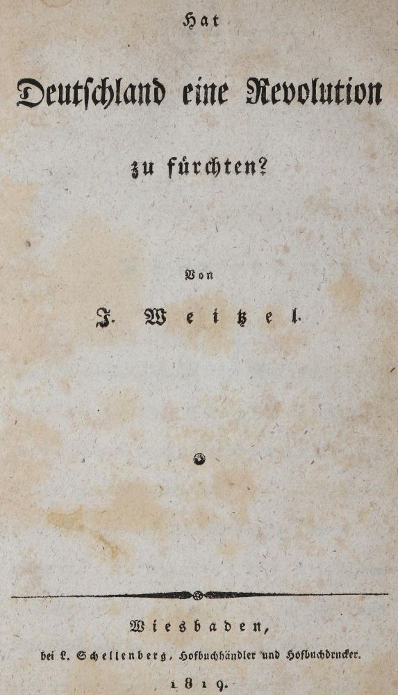Große Abbildung Nr.1: 139-2010 Weitzel,J.: (Deutschland, Revolution)