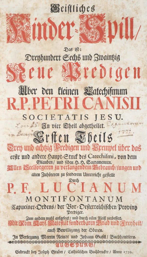 Große Abbildung Nr.1: 139-202 Montifontanus,L.: (Alte Drucke, Handschriften und Theologie)
