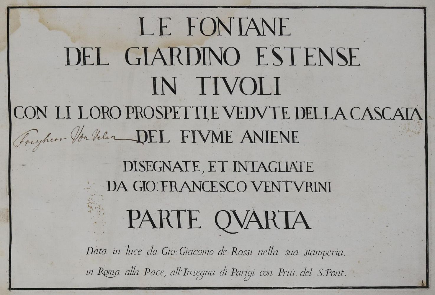 Große Abbildung Nr.3: 139-2084 Falda,G.B. u. G.F.Venturini.: (Italien)