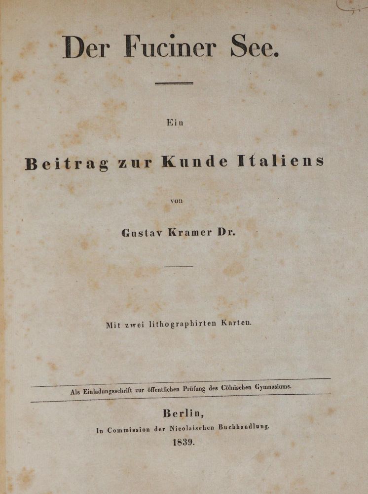 Große Abbildung Nr.2: 139-2095 Lumisden,A.: (Italien)