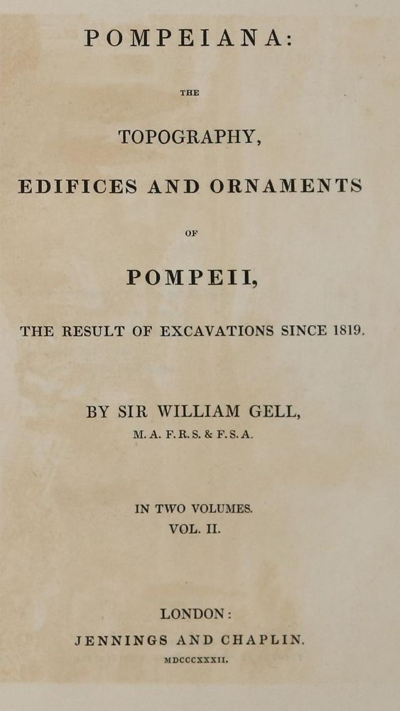 Große Abbildung Nr.4: 139-2102 Gell,W.: (Italien, Pompeji)