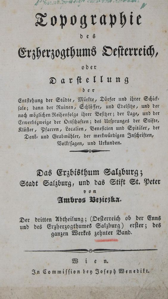 Große Abbildung Nr.1: 139-2127 Becziczka,A.: (Österreich, Salzburg)