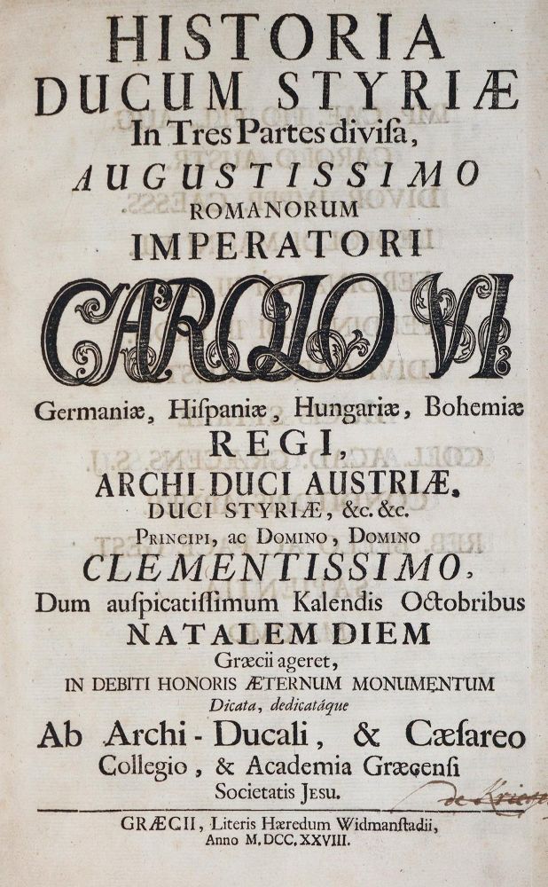 Große Abbildung Nr.4: 139-2136 Historia ducum Styriae: (Österreich, Steiermark)