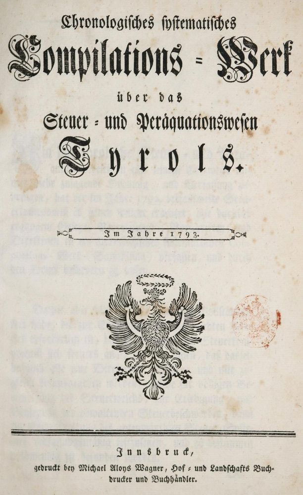 Große Abbildung Nr.1: 139-2138 Chronologisches: (Österreich, Tirol)