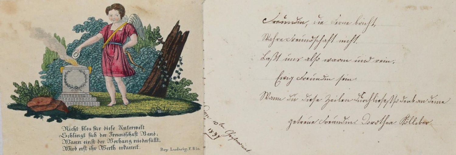 Große Abbildung Nr.2: 139-2159 Freundschaftsalbum: (Schweiz, Handschriften, Stammbücher)