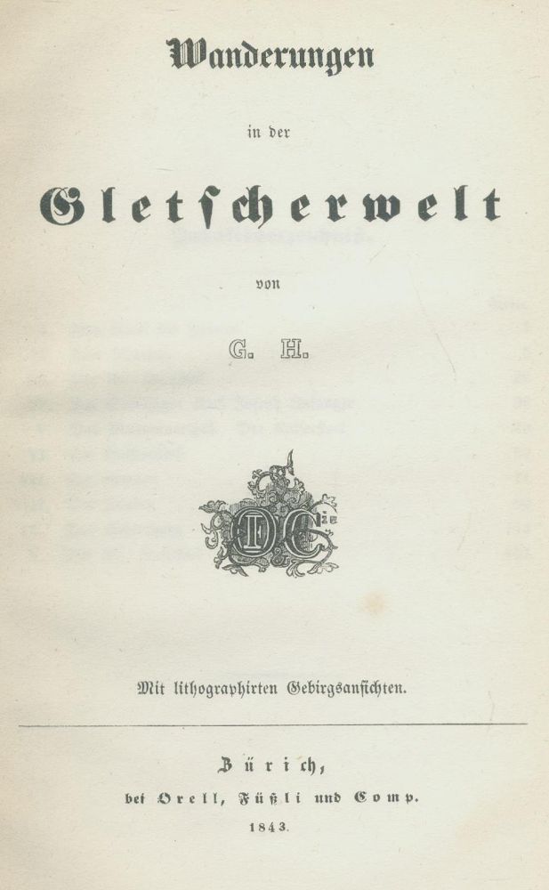 Große Abbildung Nr.1: 139-2181 Hoffmann,G.: (Verschiedene Länder - Geschichte, Alpen und Alpinismus)