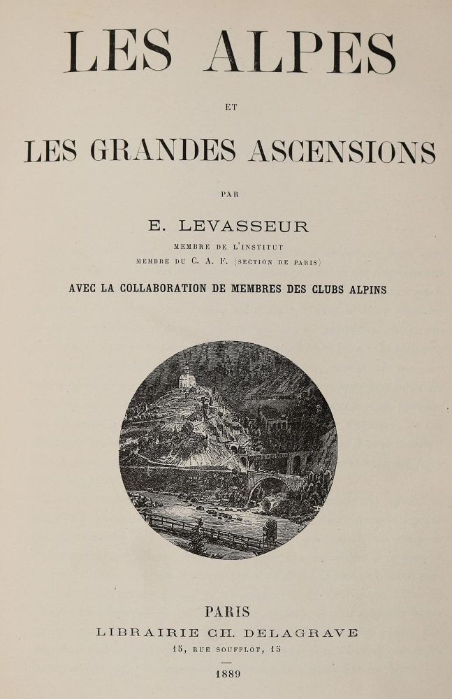Große Abbildung Nr.2: 139-2184 Levasseur,E.: (Verschiedene Länder - Geschichte, Alpen und Alpinismus)