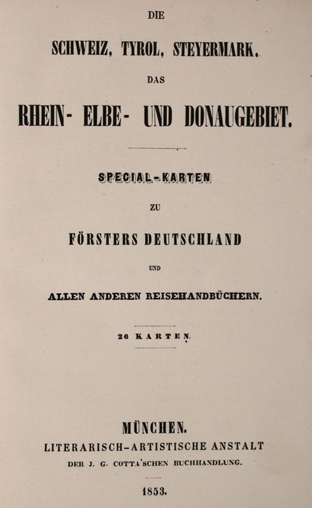 Große Abbildung Nr.1: 139-2196 (Förster,E.).: (Verschiedene Länder - Geschichte, Atlanten)
