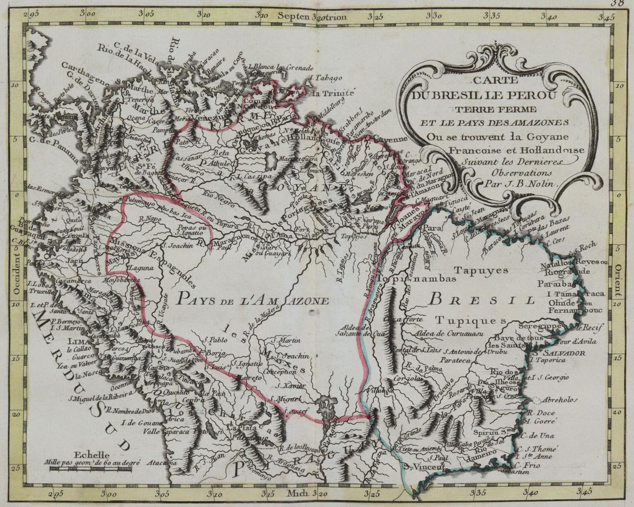 Große Abbildung Nr.5: 139-2202 Nolin,J.B.: (Verschiedene Länder - Geschichte, Atlanten)