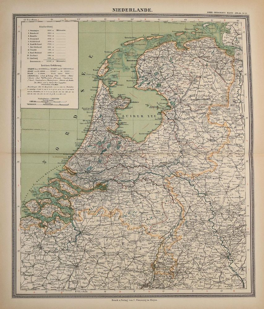 Große Abbildung Nr.1: 139-2208 Sohr-Berghaus.: (Verschiedene Länder - Geschichte, Atlanten)