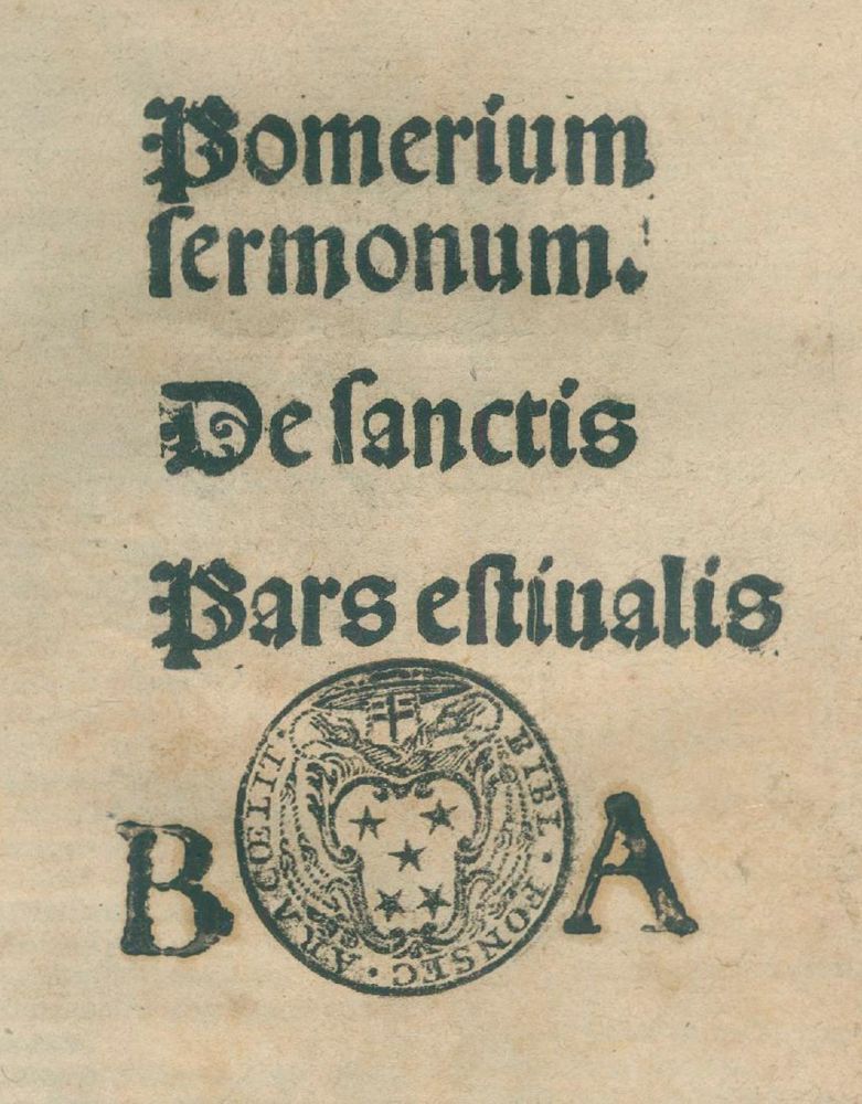 Große Abbildung Nr.1: 139-221 Pelbartus von Temeswar.: (Alte Drucke, Handschriften und Theologie)