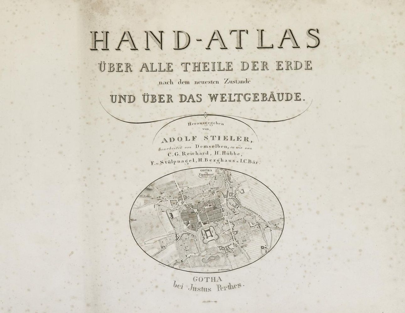 Große Abbildung Nr.1: 139-2210 Stieler,A.: (Verschiedene Länder - Geschichte, Atlanten)