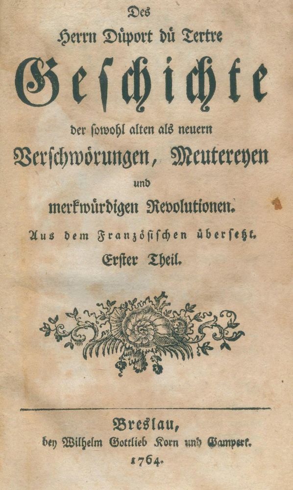 Große Abbildung Nr.1: 139-2232 Duport du Tertre, F.J.: (Verschiedene Länder - Geschichte)