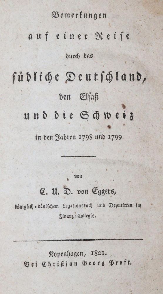 Große Abbildung Nr.1: 139-2233 Eggers,C.U.D.v.: (Verschiedene Länder - Geschichte)