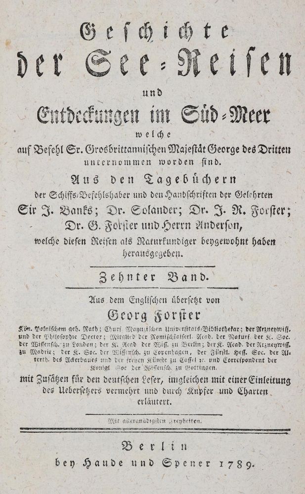 Große Abbildung Nr.3: 139-2235 Forster,G.: (Verschiedene Länder - Geschichte)