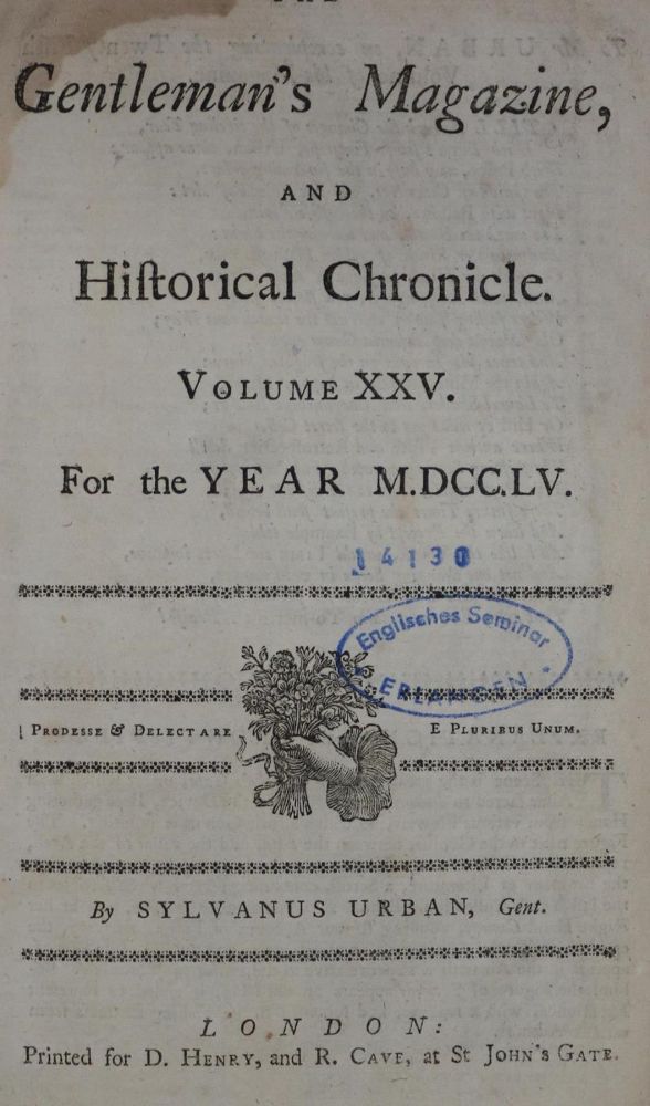 Große Abbildung Nr.2: 139-2236 Gentleman's Magazine, The,: (Verschiedene Länder - Geschichte)