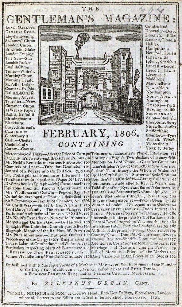 Große Abbildung Nr.4: 139-2236 Gentleman's Magazine, The,: (Verschiedene Länder - Geschichte)