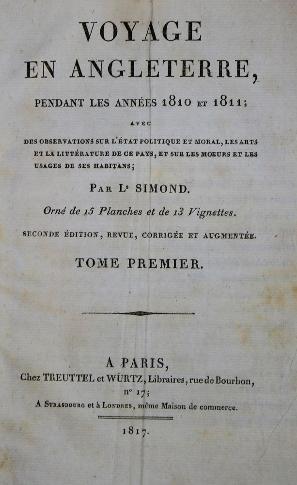 Große Abbildung Nr.2: 139-2247 Simond,L.: (Verschiedene Länder - Geschichte, Großbritannien)