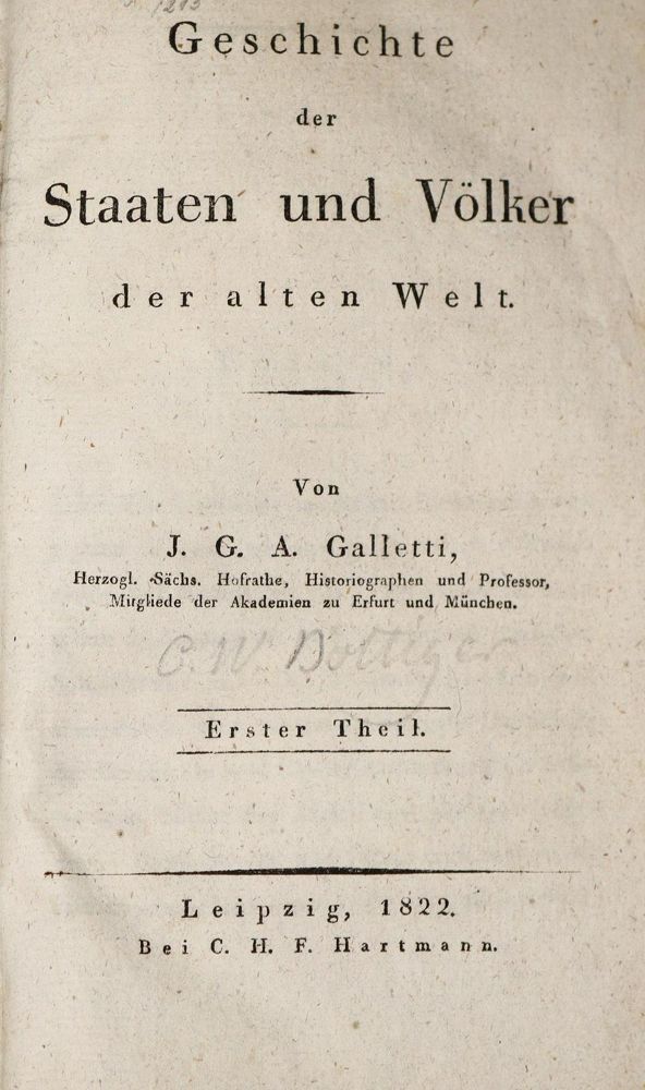 Große Abbildung Nr.5: 139-2250 Hoffmann,K.F.V.: (Verschiedene Länder - Geschichte)