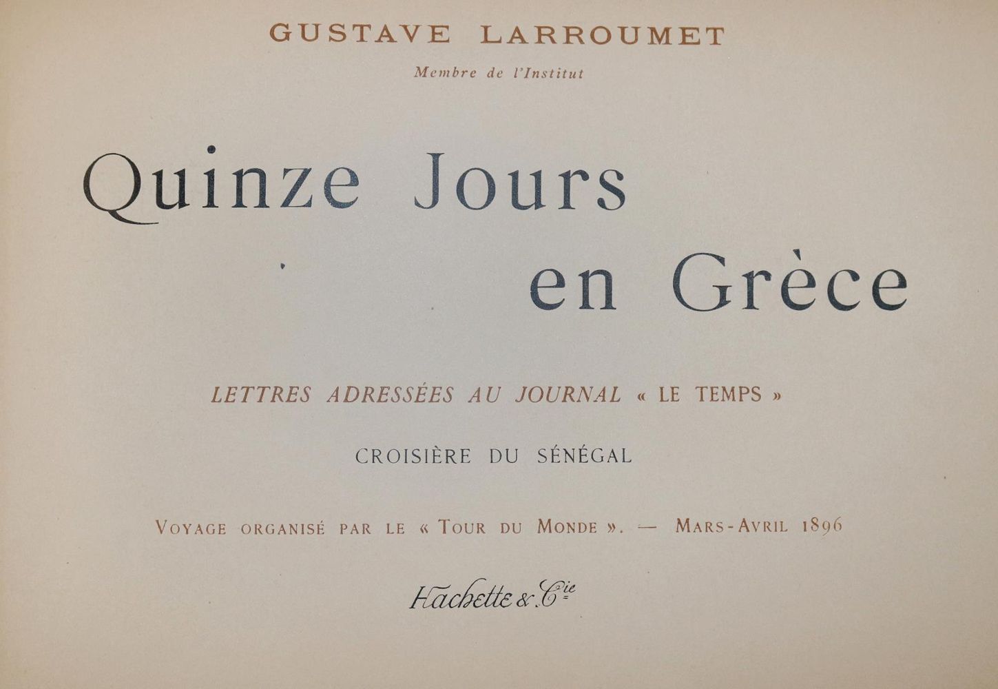 Große Abbildung Nr.2: 139-2259 Larroumet,G.: (Verschiedene Länder - Geschichte)