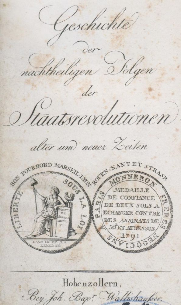 Große Abbildung Nr.1: 139-2281 (Wallishausser,J.B. Hrsg.),: (Verschiedene Länder - Geschichte, Revolution)