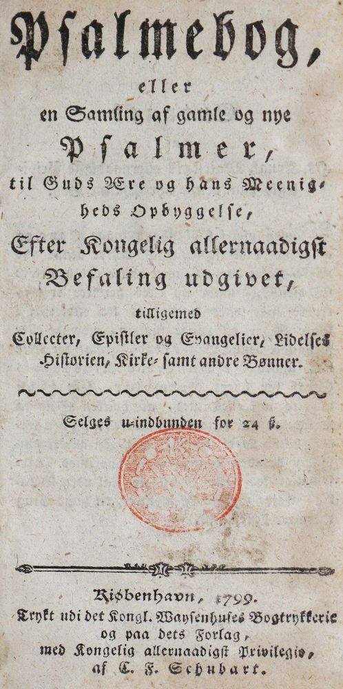 Große Abbildung Nr.1: 139-229 Psalmebog,: (Alte Drucke, Handschriften und Theologie)