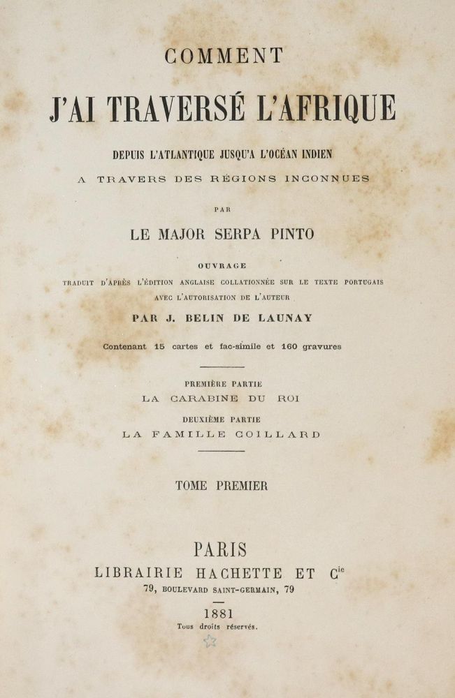 Große Abbildung Nr.2: 139-2292 Serpa Pinto,A.A.: (Verschiedene Länder - Geschichte)