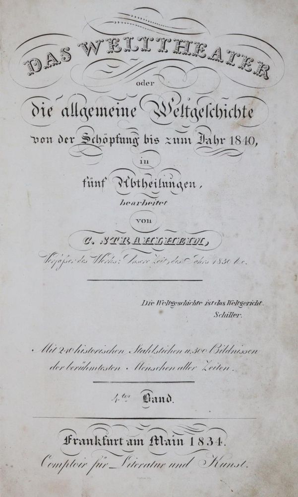 Große Abbildung Nr.1: 139-2300 Strahlheim,C. (d.i. J.K.Friederich).: (Verschiedene Länder - Geschichte)