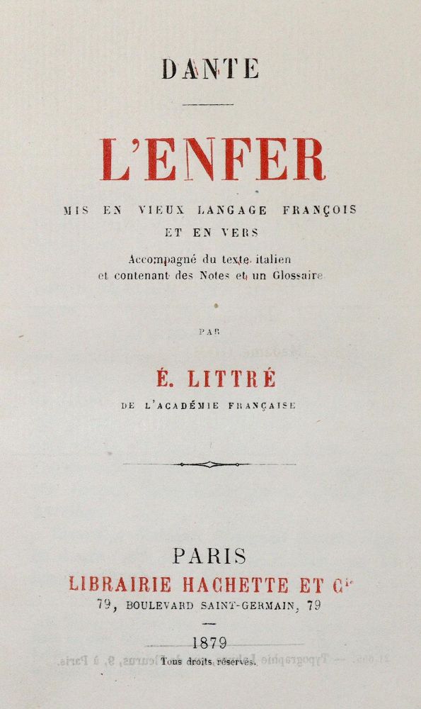 Große Abbildung Nr.1: 139-2332 Littre, Emile,: (Autographen)