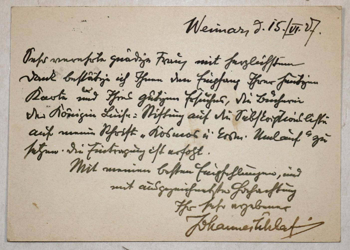Große Abbildung Nr.1: 139-2339 Schlaf, Johannes,: (Autographen)