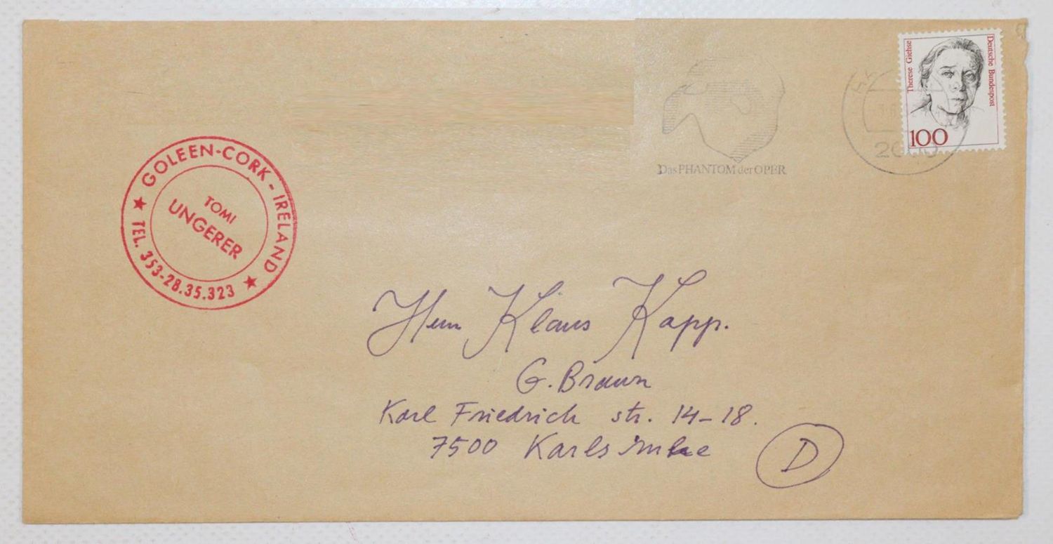 Große Abbildung Nr.2: 139-2343 Ungerer, Tomi,: (Autographen)