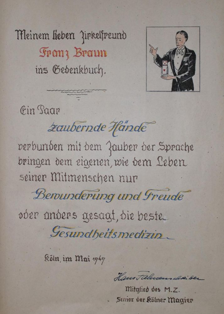 Große Abbildung Nr.1: 139-2345 Braun, Franz,: (Zauberei)