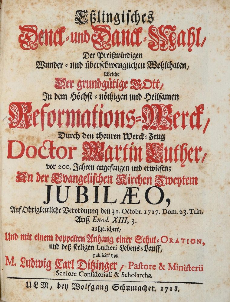 Große Abbildung Nr.1: 139-237 Ditzinger,L.C.: (Reformation)
