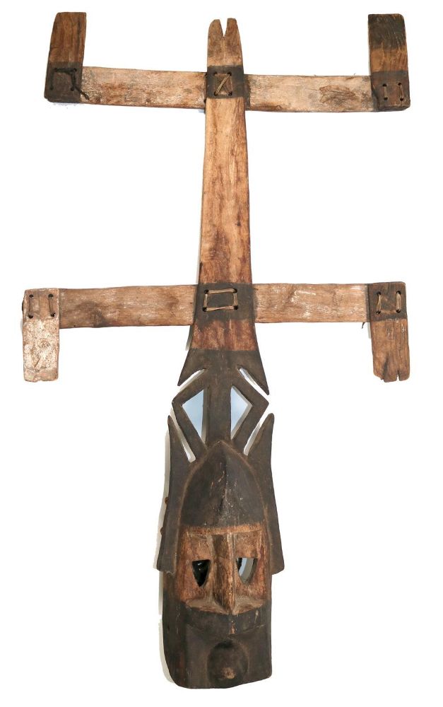 Große Abbildung Nr.1: 139-2442 Kanaga Maske der: (Afrika, Masken)