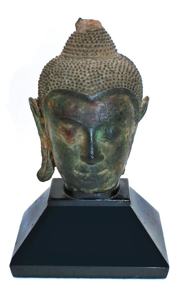 Große Abbildung Nr.1: 139-2455 Buddha Kopf: (Asiatika, Buddha)