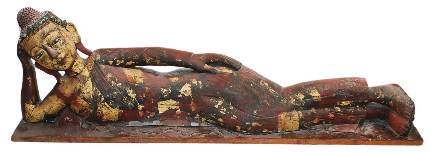 Große Abbildung Nr.1: 139-2456 Buddha Paranirvana.: (Asiatika, Buddha)