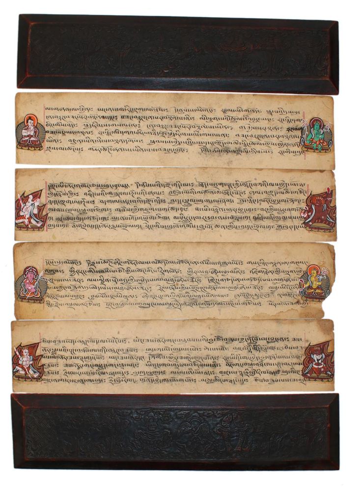 Große Abbildung Nr.3: 139-2480 Palmblattschriften.: (Asiatika)