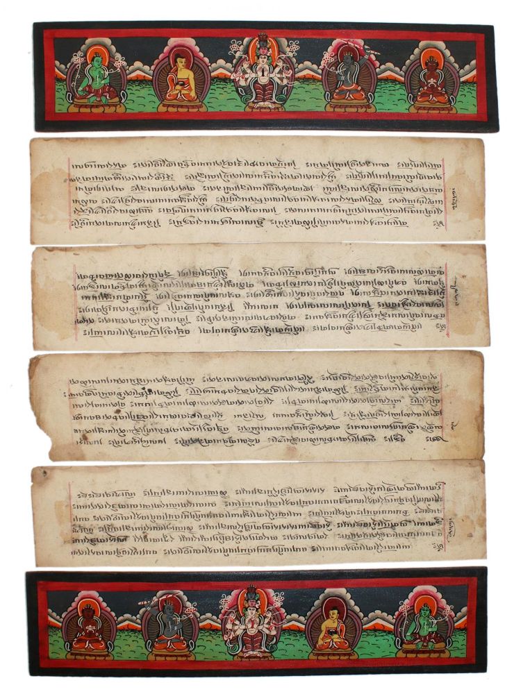 Große Abbildung Nr.4: 139-2480 Palmblattschriften.: (Asiatika)