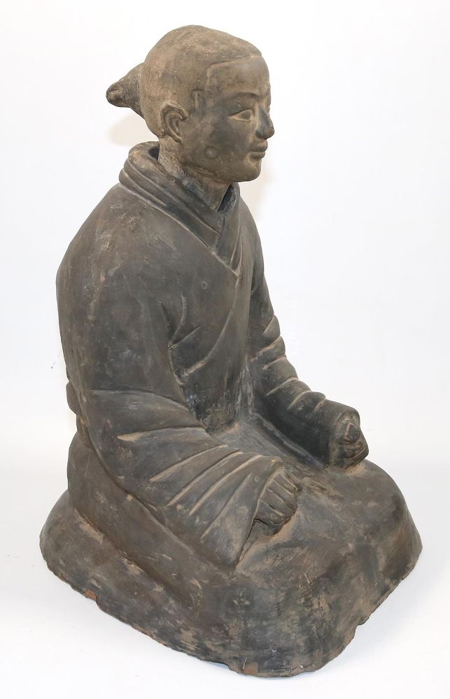 Große Abbildung Nr.2: 139-2483 Qin Figur, im Stil.: (Asiatika)