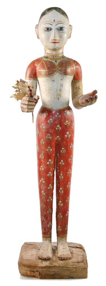 Große Abbildung Nr.1: 139-2500 Stehende Figur einer Frau.: (Asiatika)