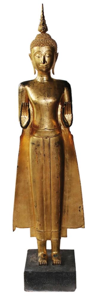 Große Abbildung Nr.1: 139-2501 Stehender Buddha Shakyamuni.: (Asiatika)