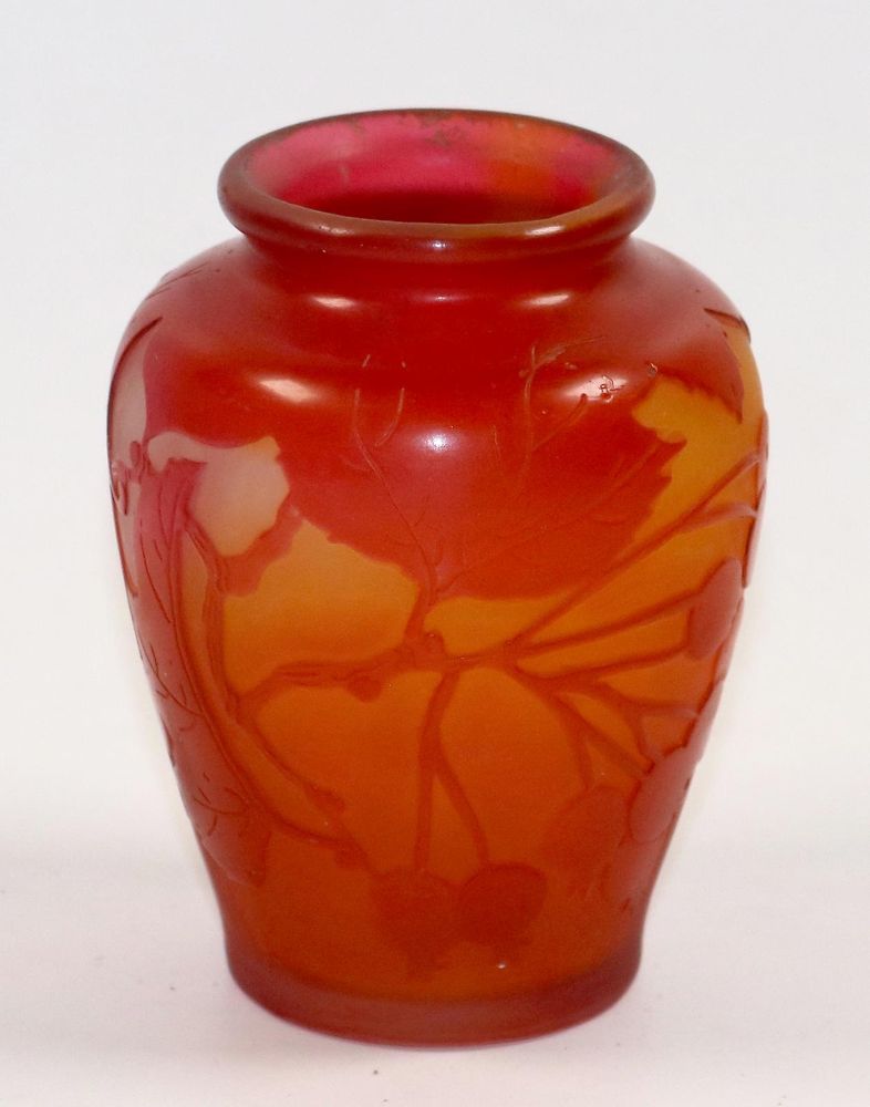 Große Abbildung Nr.1: 139-2514 Art Nouveau Vase: (Glas)