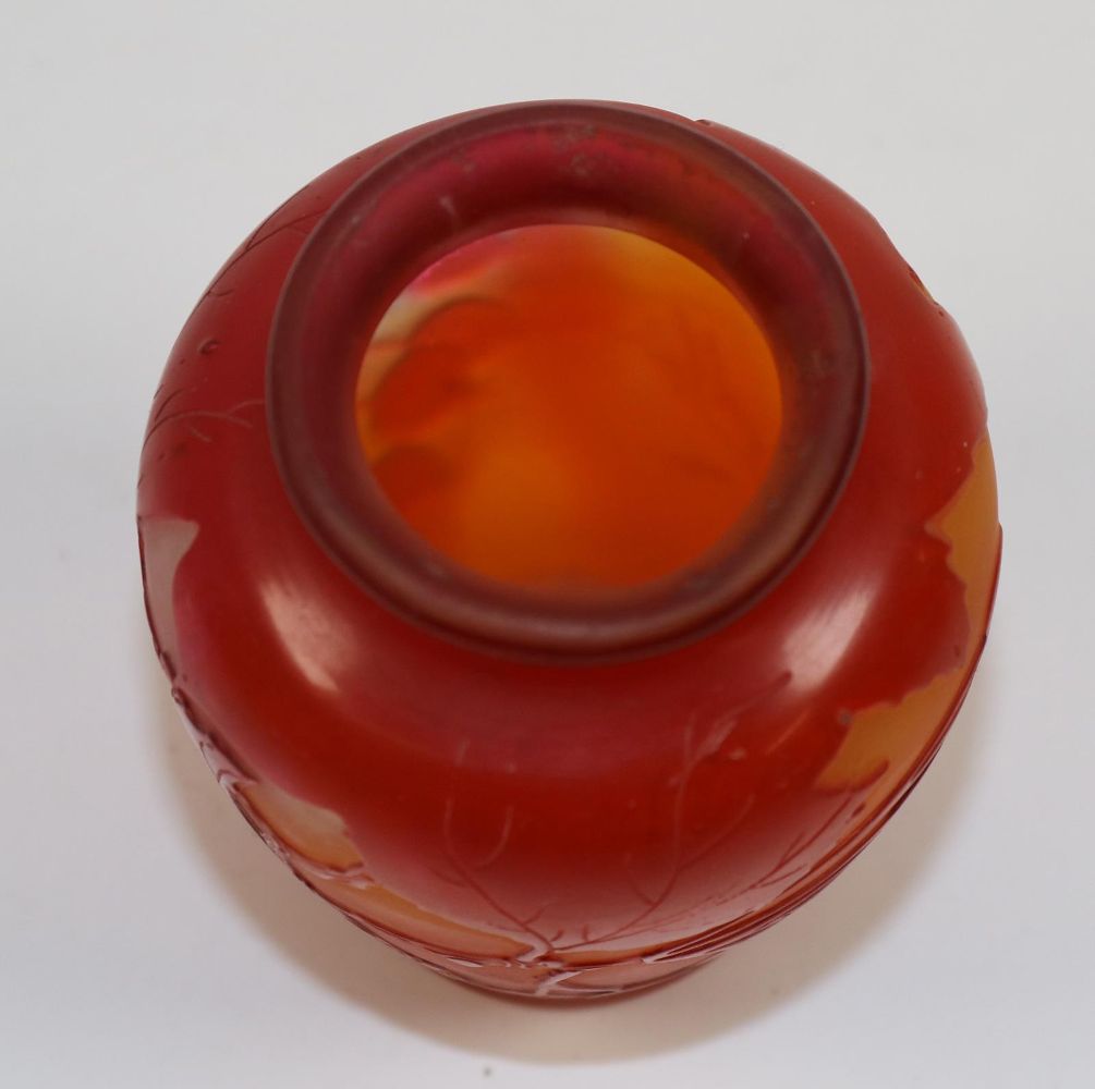 Große Abbildung Nr.21: 139-2514 Art Nouveau Vase: (Glas)