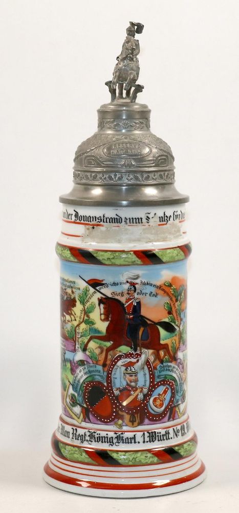 Große Abbildung Nr.1: 139-2539 Reservistenkrug: (Militaria)