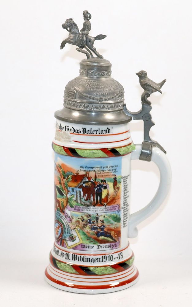 Große Abbildung Nr.2: 139-2539 Reservistenkrug: (Militaria)