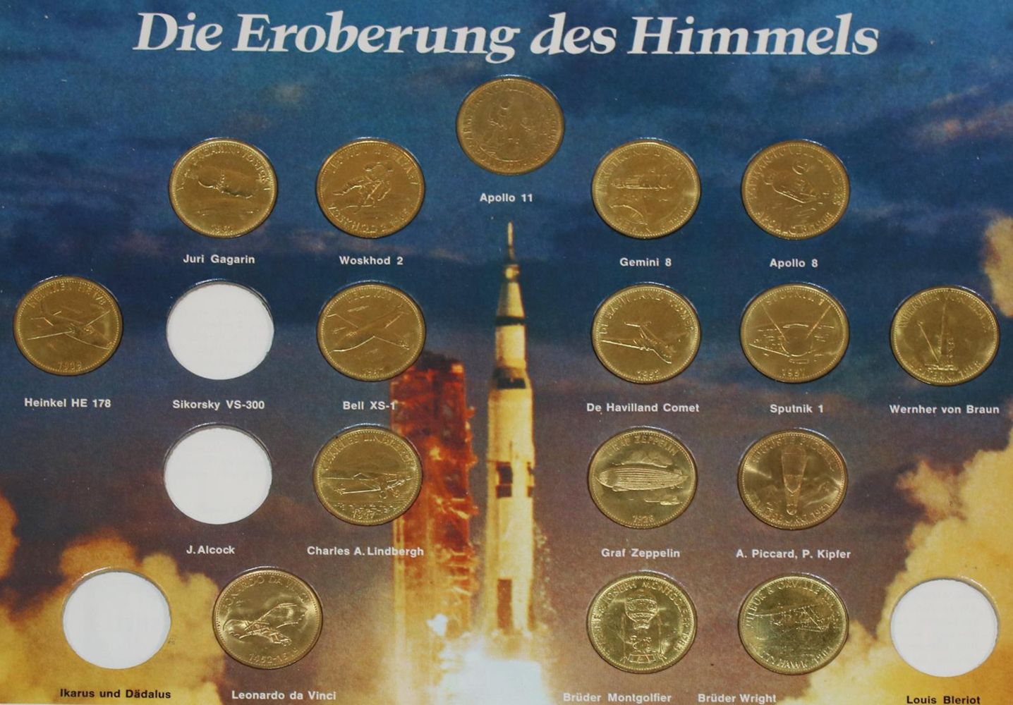 Große Abbildung Nr.4: 139-2619 Zeppelinmedaillen u. Kleinodien.: (Münzen und Medaillen, Zeppelin)
