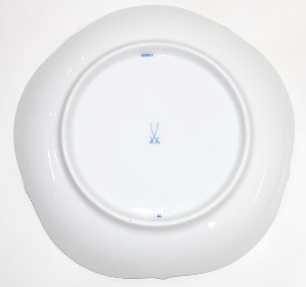 Große Abbildung Nr.4: 139-2644 Meissen Blaue Orchidee auf Ast.: (Porzellan u. Keramik, Meissen)